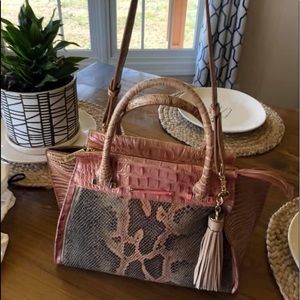 Brahmin Patricia Satchel and wallet